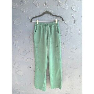 green scrub pants